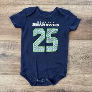 Seattle Seahawks Richard Sherman # 25 NFL Team Apparel Baby Onesie